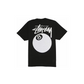 Stussy 8 Ball Pigment Dyed Tee Black