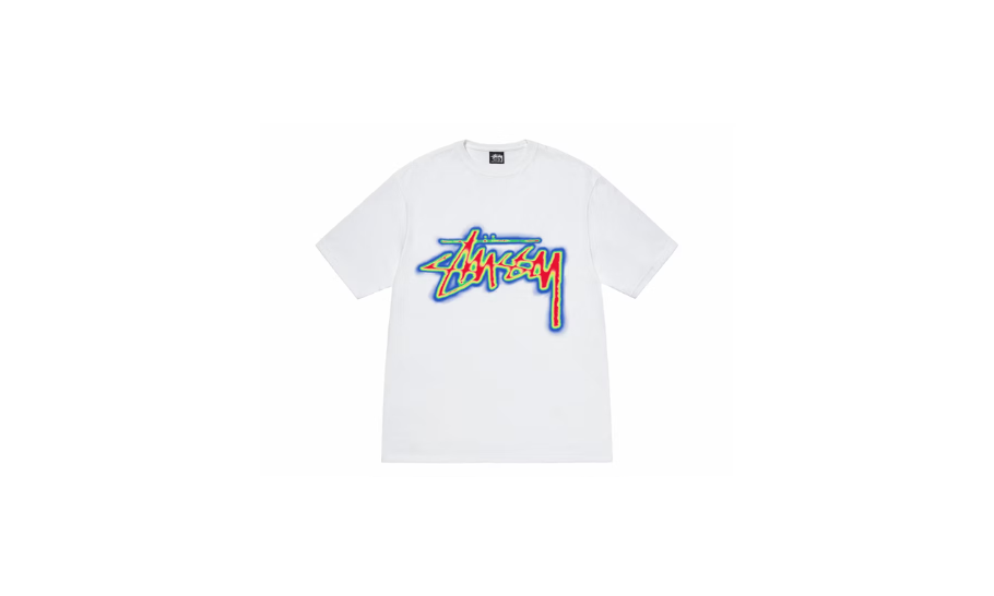 Stussy Thermal Stock Tee White