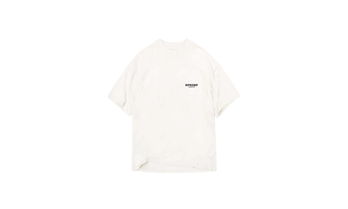 Represent Owner's Club T-Shirt Flat White/Black