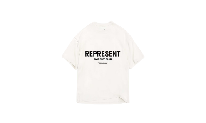 Represent Owner's Club T-Shirt Flat White/Black