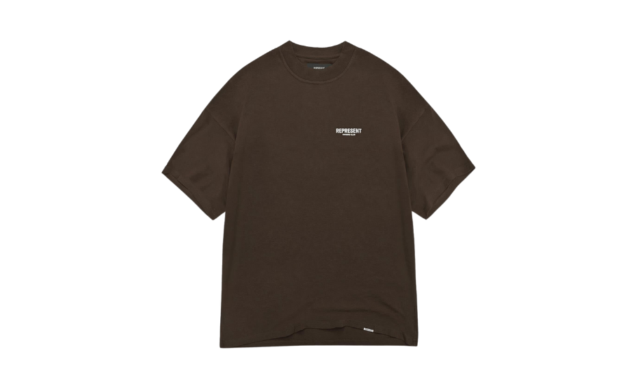 Represent Owner's Club T-Shirt Brown/White