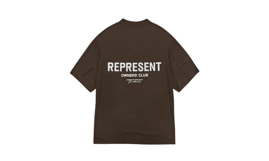 Represent Owner's Club T-Shirt Brown/White