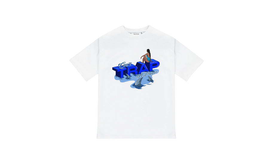 Trapstar Can't Trap and Trapper Tee 2.0 White