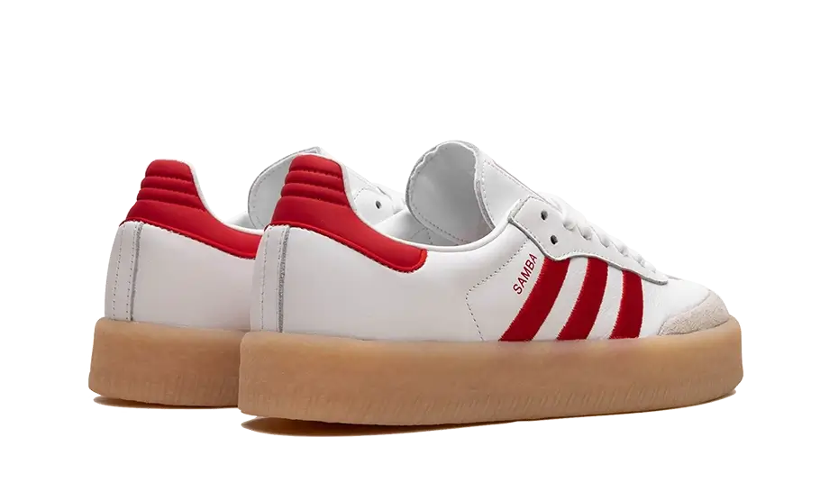 adidas Sambae White Better Scarlet Gum (Women's)