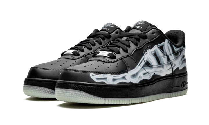 Nike Air Force 1 Low Black Skeleton Halloween (2019)