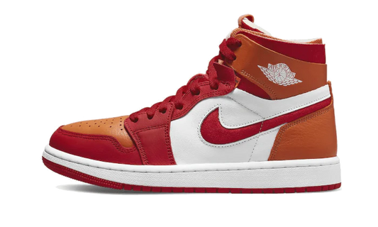 Jordan 1 High Zoom Air CMFT Fire Red Hot Curry (Women's)