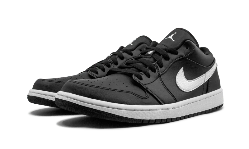 Jordan 1 Low Black White (Women's)