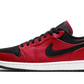 Jordan 1 Low Reverse Bred Pebbled Swoosh