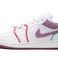 Jordan 1 Low White Light Bordeaux (GS)