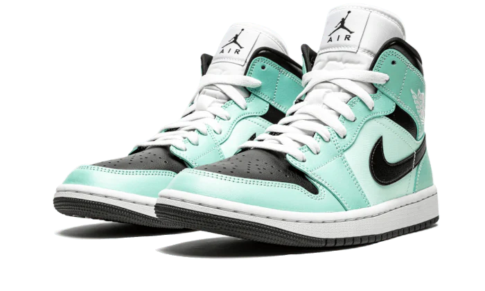 Jordan 1 Mid Aqua Blue Tint (Women's)