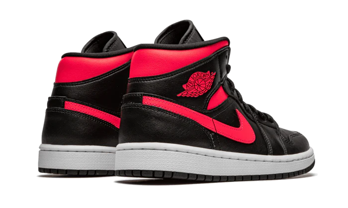 Jordan 1 Mid Black Siren Red (Women's)