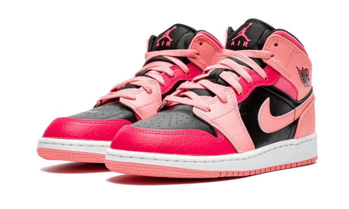 Jordan 1 Mid Coral Chalk (GS)