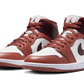 Jordan 1 Mid Dusty Peach Night Maroon (Women's)