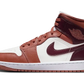 Jordan 1 Mid Dusty Peach Night Maroon (Women's)