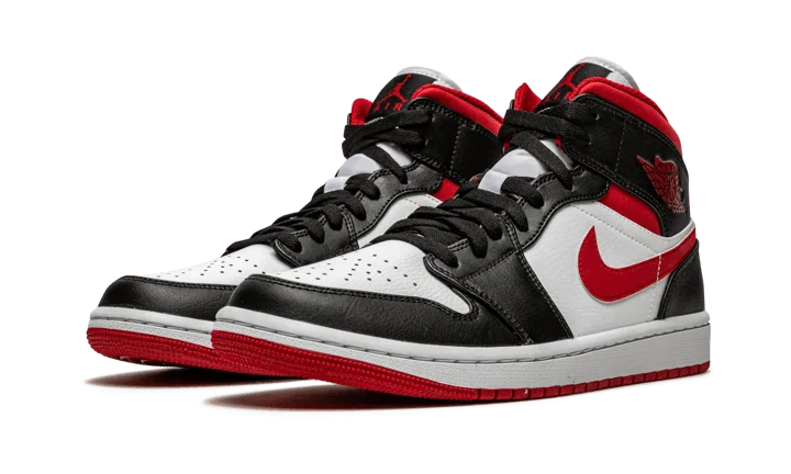 Jordan 1 Mid Gym Red Black White