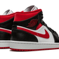 Jordan 1 Mid Gym Red Black White