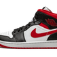 Jordan 1 Mid Gym Red Black White