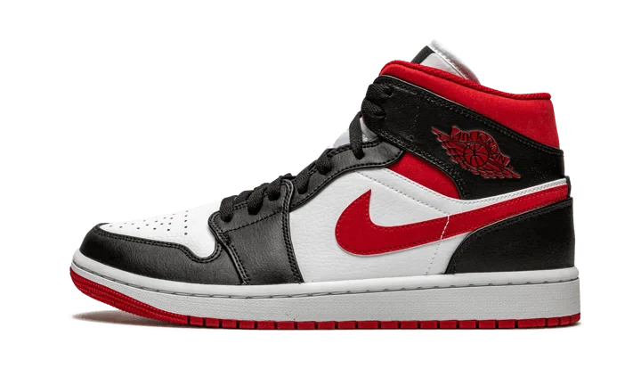 Jordan 1 Mid Gym Red Black White