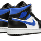 Jordan 1 Mid White Black Racer Blue