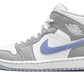 Jordan 1 Mid Wolf Gray Aluminum (Women's)