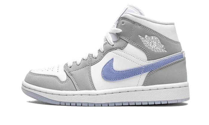 Jordan 1 Mid Wolf Gray Aluminum (Women's)