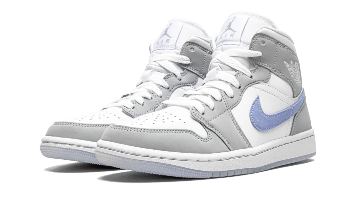 Jordan 1 Mid Wolf Gray Aluminum (Women's)