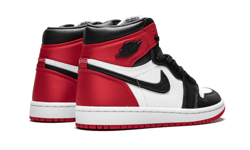 Jordan black toe satin on sale