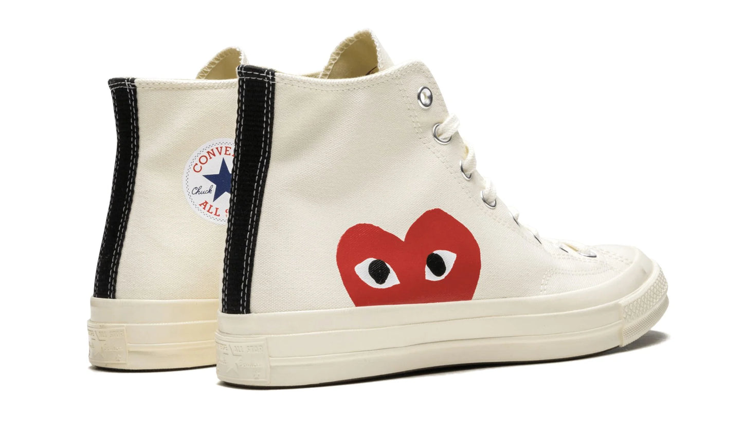 Converse Chuck Taylor All Star 70 Hi Comme des Garcons PLAY White