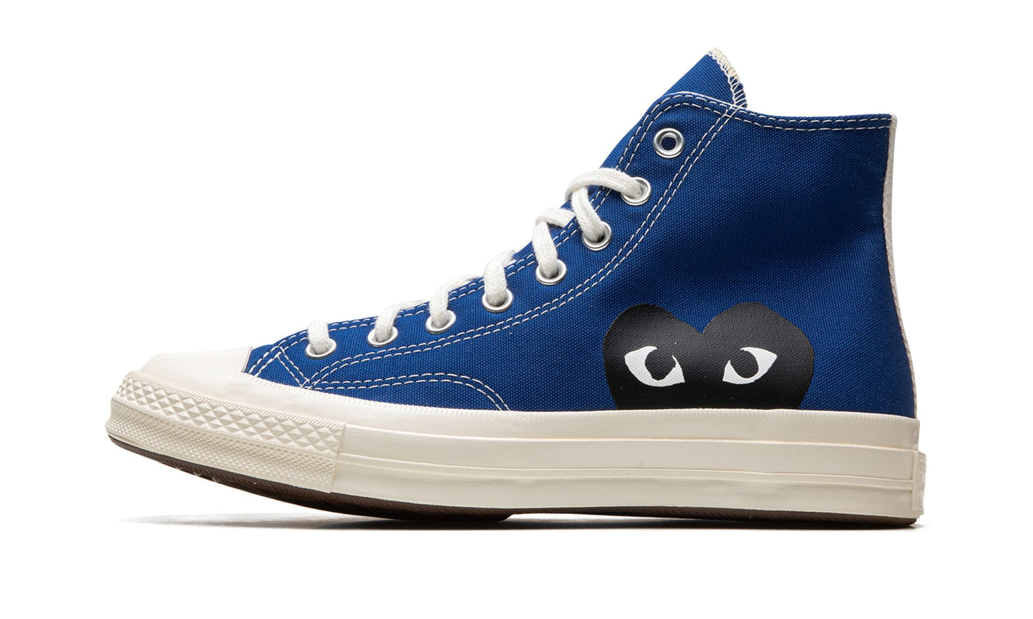 Converse Chuck Taylor All Star 70 Hi Comme des Garcons PLAY Blue Quartz