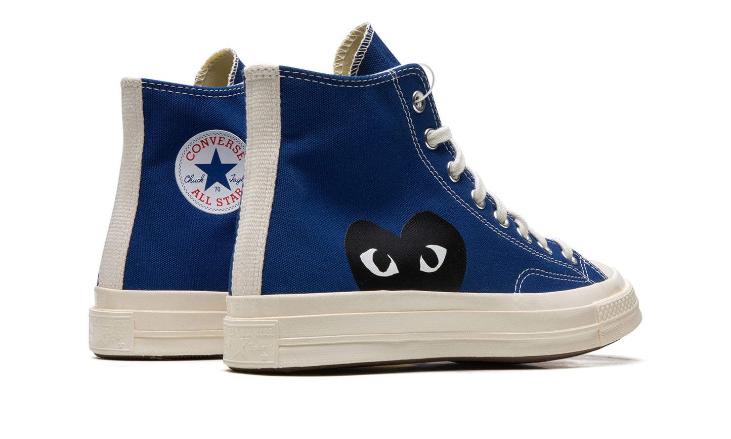 Converse Chuck Taylor All Star 70 Hi Comme des Garcons PLAY Blue Quartz