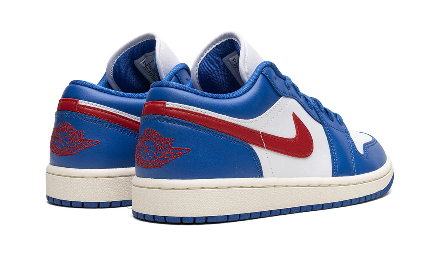 Jordan 1 Low Sport Blue Gym Red (Women's)