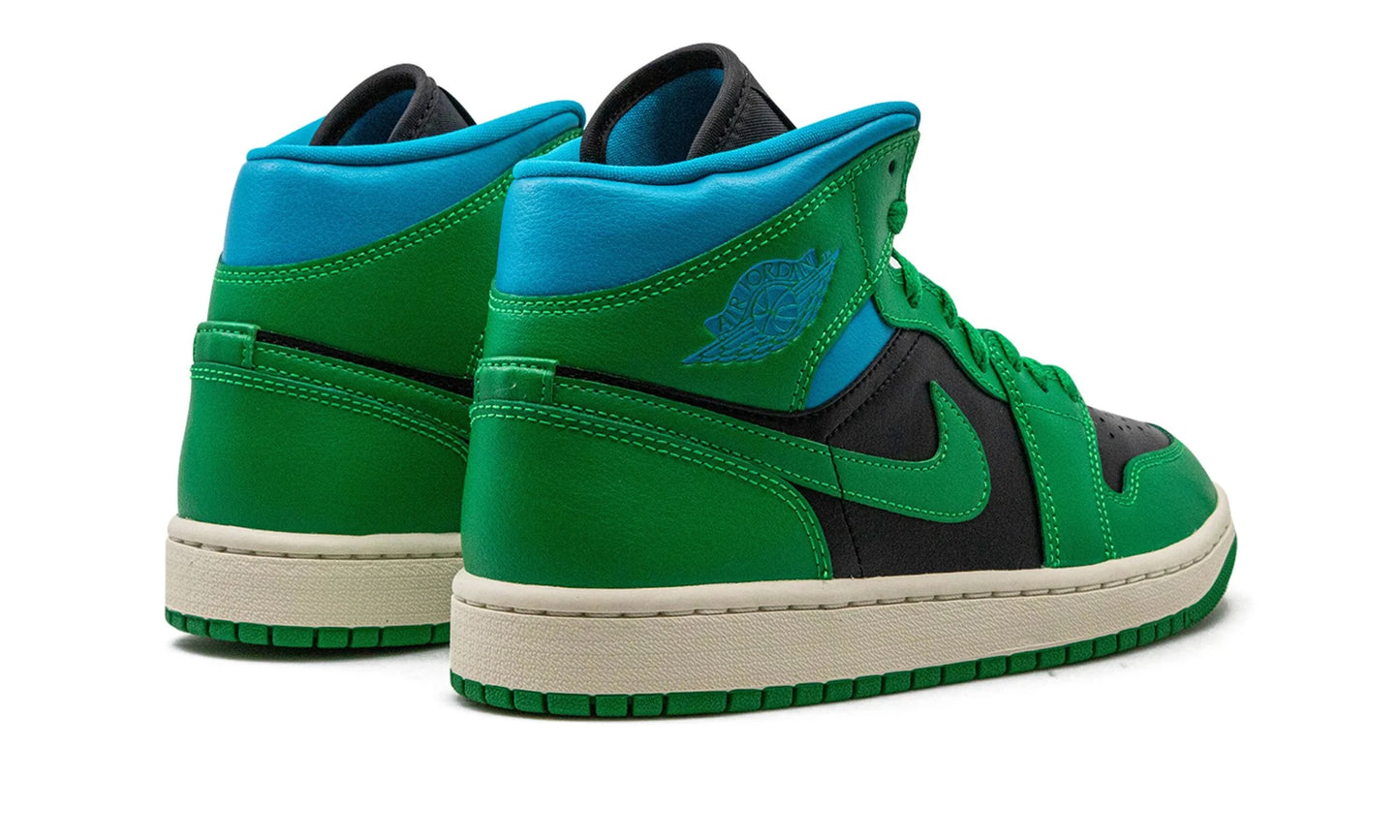 Jordan 1 Mid Lucky Green Aquatone (Women's)