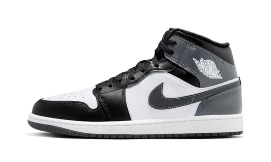 Jordan 1 Mid Black White Iron Grey