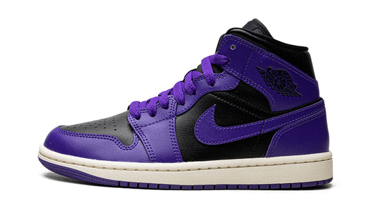 Jordan 1 Mid Purple Black (Women's)