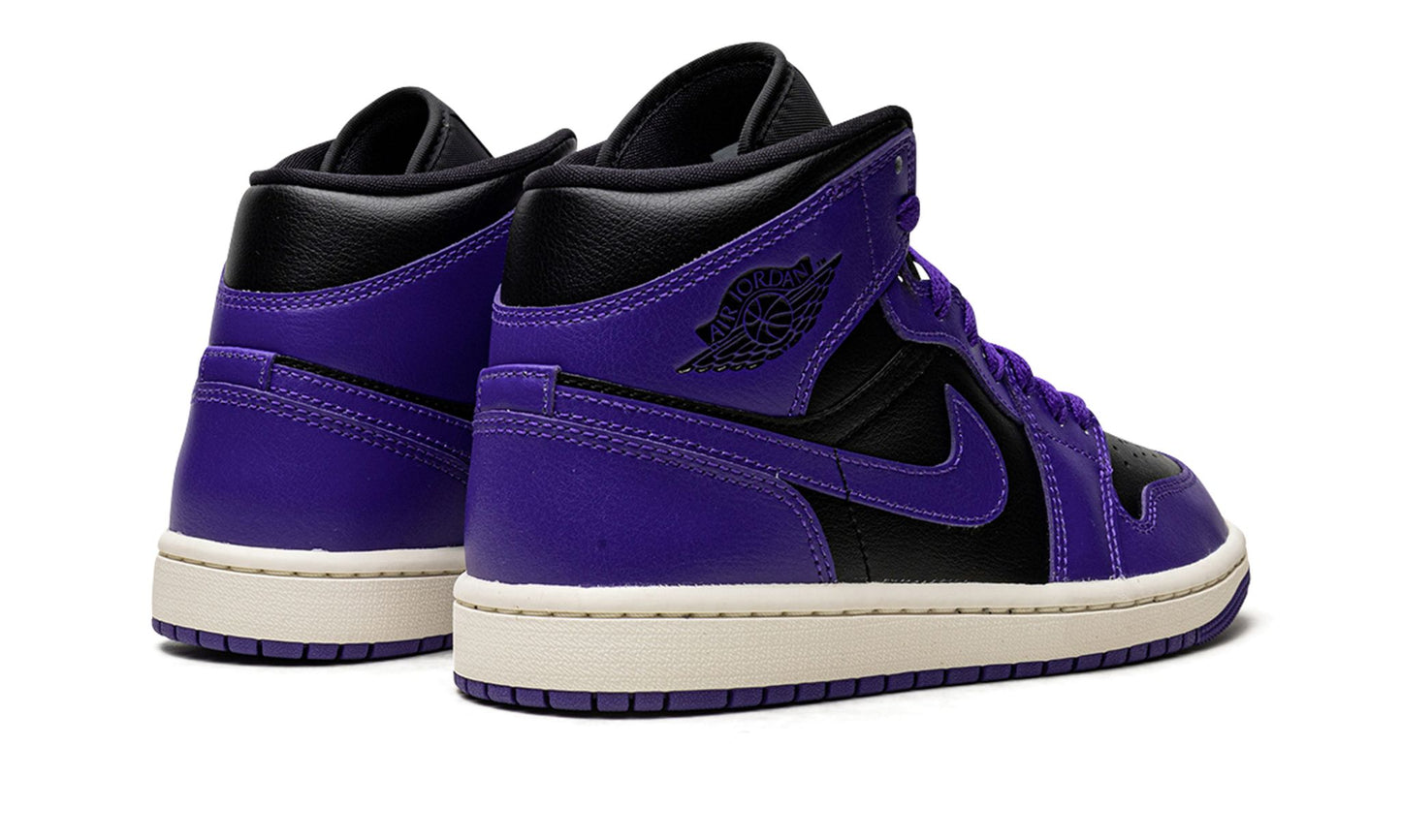 Jordan 1 Mid Purple Black (Women's)