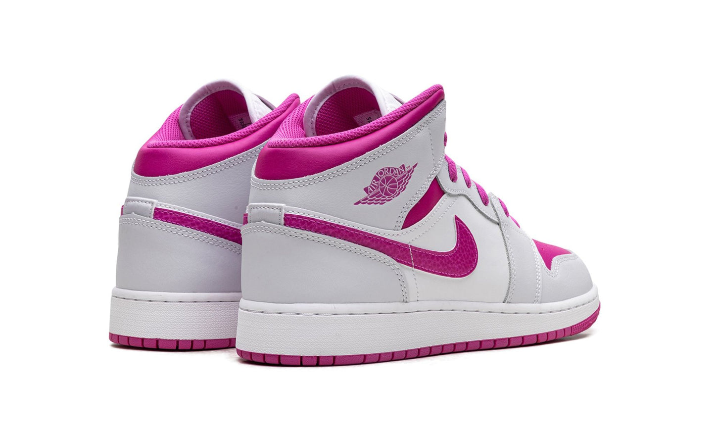 Jordan 1 Mid Fire Pink (GS)