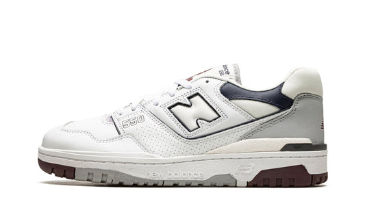 New Balance 550 White Natural Indigo Burgundy