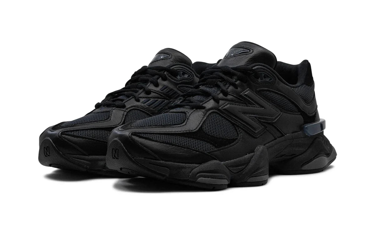 New Balance 9060 Triple Black Leather