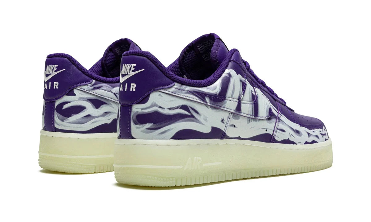 Nike Air Force 1 Low '07 QS Purple Skeleton Halloween (2021)