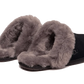 UGG Scuffette II Slipper Black Grey (Women's)