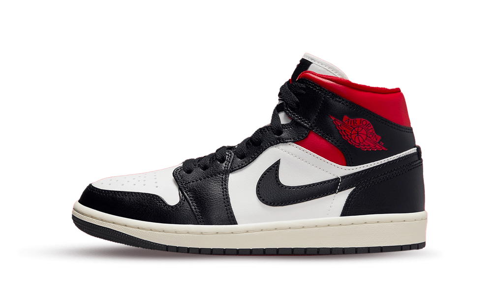 Jordan 1 Mid Black Gym Red Panda (W) - soleHub