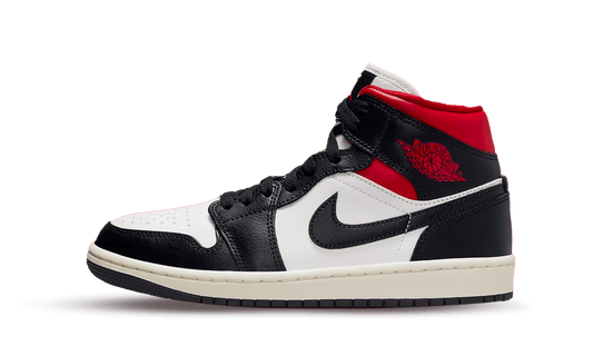 Jordan 1 Mid Black Gym Red Panda (W) - soleHub