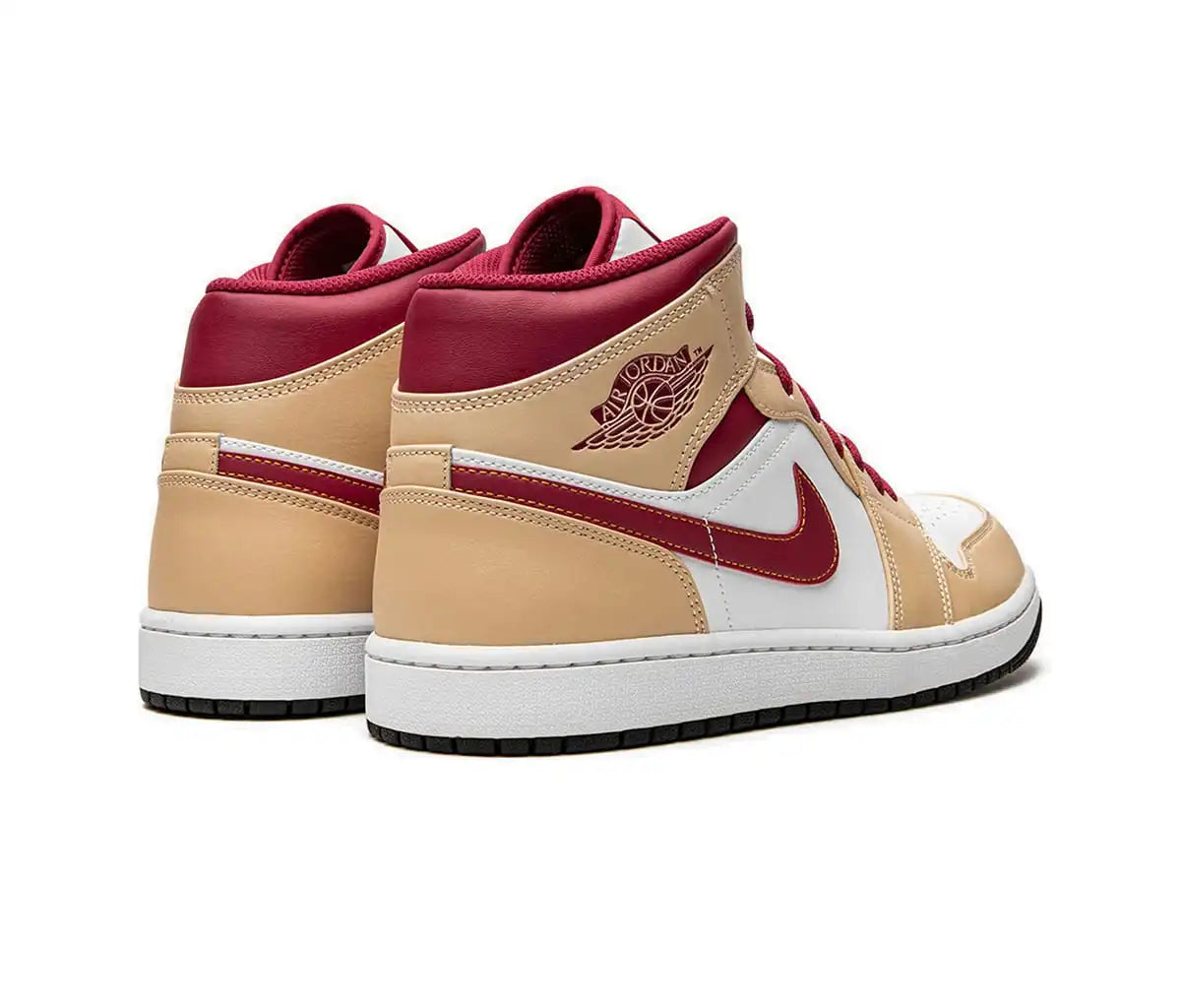 Jordan 1 Mid Beige Red - soleHub